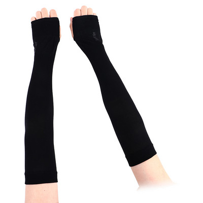 1 Paar Ice Silk Sleeve Päikesekaitsekreem manseti varrukad Libisemisvastased Suvised Mehed Naiste Kindad Õuessõiduks UV Päikesekaitse