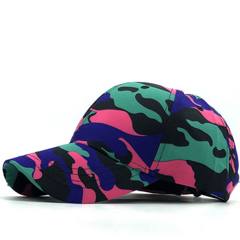 Γκολφ Νέο καμουφλάζ καπέλο μπέιζμπολ Γυναικείο καπέλο δρόμου Hip-Hop μόδας Κορυφαίο καπέλο ανδρικό καλοκαιρινό καπέλο που ταιριάζουν