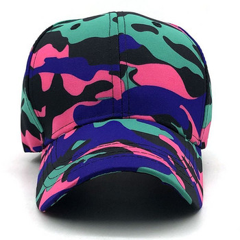 Γκολφ Νέο καμουφλάζ καπέλο μπέιζμπολ Γυναικείο καπέλο δρόμου Hip-Hop μόδας Κορυφαίο καπέλο ανδρικό καλοκαιρινό καπέλο που ταιριάζουν