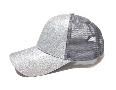 Suvised naiste tagasi avanev hobusesabamüts Lihtne pesapallivisiir Unisex välkkübar Mood tänavarõivad spordimüts Golfimüts