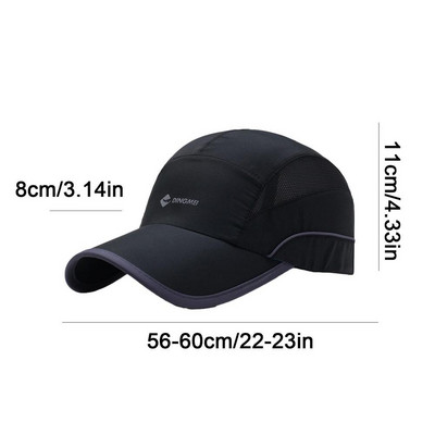 Dry Fit mütsid välimüts suveks Ultra õhukesed hingavad kaasaskantavad kiiresti kuivavad peakatted tennisegolfi jaoks naistele meestele kuuma ilmaga