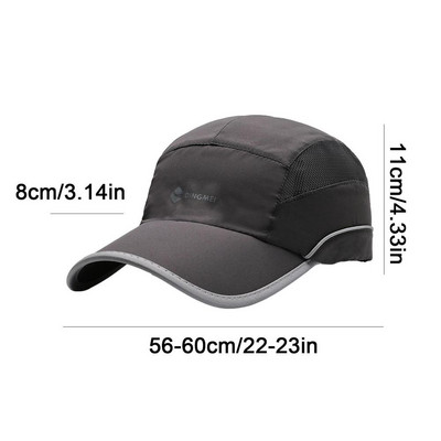 Dry Fit mütsid välimüts suveks Ultra õhukesed hingavad kaasaskantavad kiiresti kuivavad peakatted tennisegolfi jaoks naistele meestele kuuma ilmaga