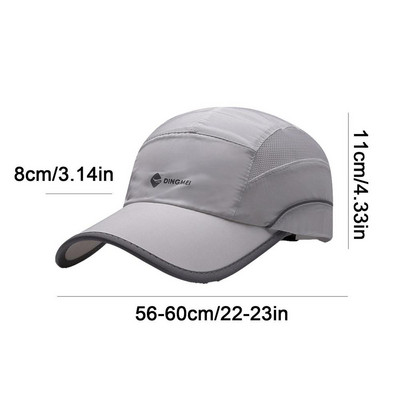 Dry Fit mütsid välimüts suveks Ultra õhukesed hingavad kaasaskantavad kiiresti kuivavad peakatted tennisegolfi jaoks naistele meestele kuuma ilmaga