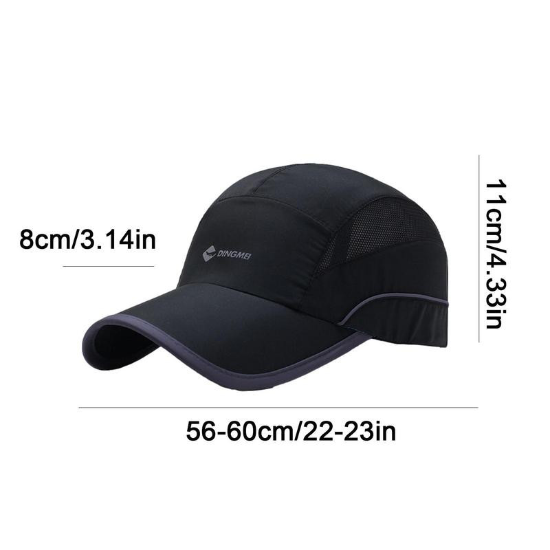 Dry Fit mütsid välimüts suveks Ultra õhukesed hingavad kaasaskantavad kiiresti kuivavad peakatted tennisegolfi jaoks naistele meestele kuuma ilmaga