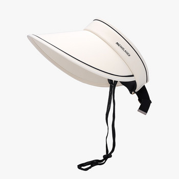 2023 Модни нови камуфлажни летни дишащи слънчеви шапки с голяма периферия за жени Регулируема UV защита Козирка Слънцезащитна шапка за голф