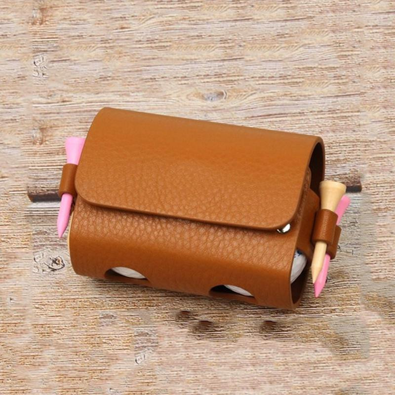 Golfipallikoti kott välistingimustes kasutamiseks mõeldud reisikohver, 2 palli, 4 golfipalli, kaasaskantavad vöökoha hoiukotid PU-nahast golfitarvikud