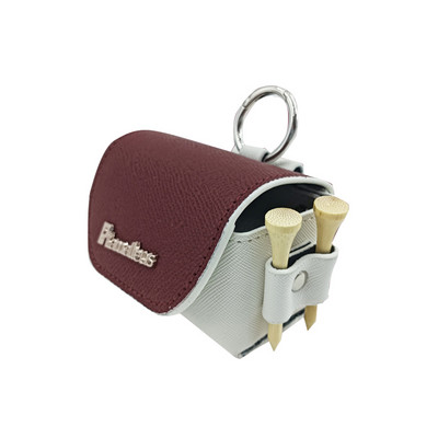 Τσάντα μίνι γκολφ με μπάλα γκολφ Τσάντα μέσης γκολφ Φορητή τσάντα αποθήκευσης πολλαπλών στυλ Δώρο παίκτη γκολφ με 2 θήκες για μπλουζάκια αξεσουάρ γκολφ