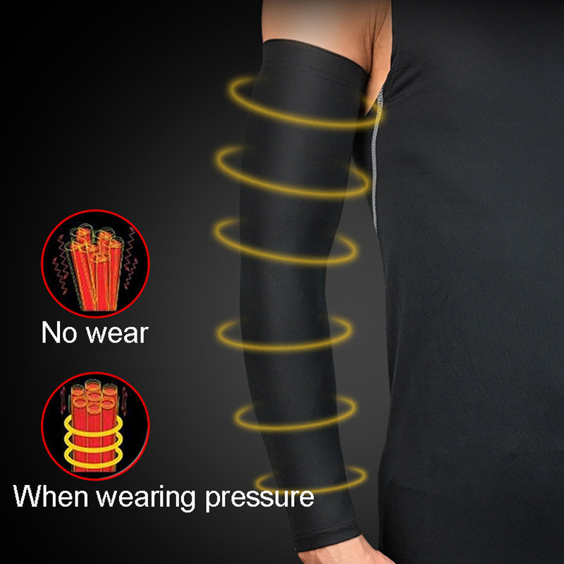 1 tk elastne jooksva rattakäe varruka libisemisvastane sport varrukas UV päikeseenergia korvpalli varrukas päikesekaitsekreem käte soojendaja