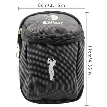 1 τμχ Μικρή τσάντα για μπάλα γκολφ με νάιλον γάντζο που χωράει 6 μπάλες γκολφ Φορητή τσάντα μέσης μίνι γκολφ για υπαίθρια σπορ
