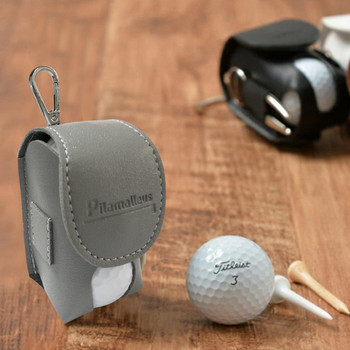 Τσάντα Mini Golf Ball With Carabiner Waist Bag PU Δερμάτινο/Πολυεστερικό Πρόσωπο Πολλαπλές Επιλέξτε φορητά αξεσουάρ γκολφ εξωτερικού χώρου