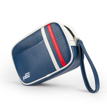 PLAYEAGLE Дамска чанта за голф Калъф за тениска за голф Топка за кърпа Nvay Blue Лек водоустойчив PU материал