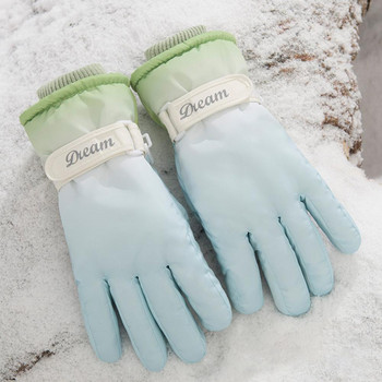 Дамски ски ръкавици Сензорен екран Дамски студоустойчиви противоплъзгащи ръкавици Супер меки сноуборд ръкавици за сноуборд Колоездене Катерене