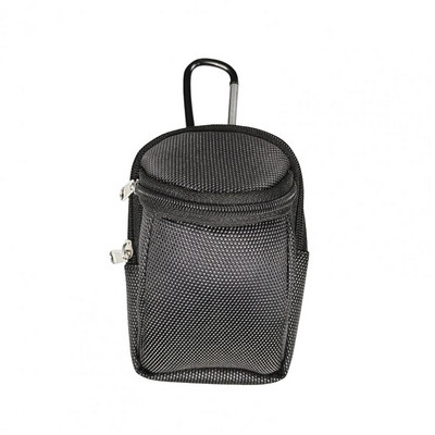 Golfa bumbiņu pārnēsāšanas soma ar āķi, pārnēsājams golfa bumbas tējas turētājs vīriešiem sievietēm sieviešu golfa bumbiņu jostas soma 2 standarta golfa bumbiņu turēšanai