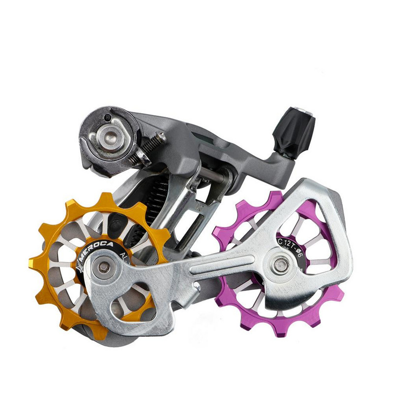 Kerámia csapágy MTB kerékpár ötvözet hátsó váltótárcsa 12T országúti kerékpár vezetőgörgő