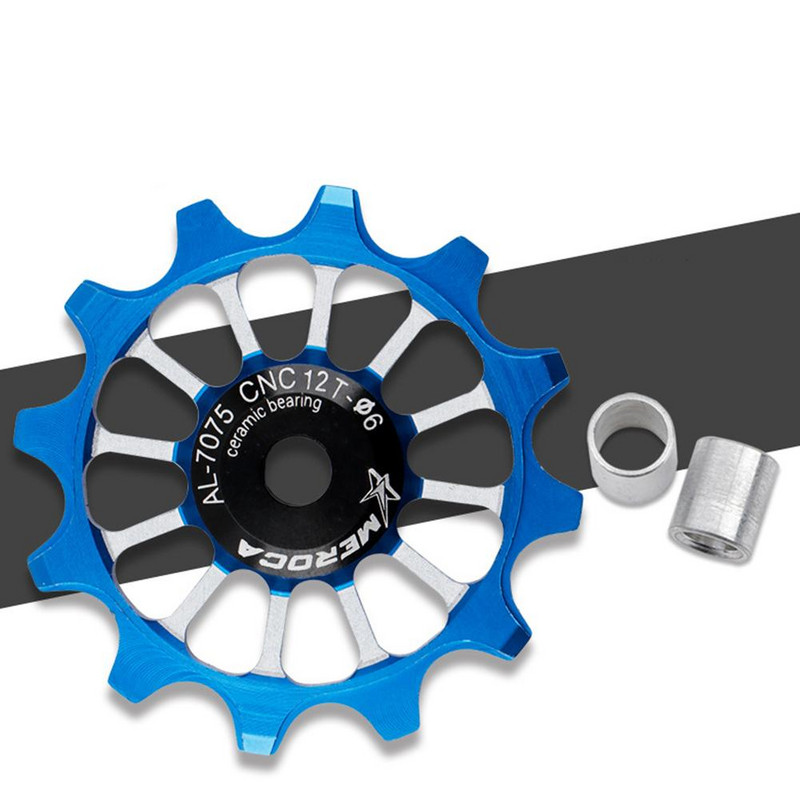 Kerámia csapágy MTB kerékpár ötvözet hátsó váltótárcsa 12T országúti kerékpár vezetőgörgő