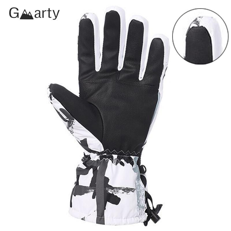 Īpaši vieglie ūdensnecaurlaidīgi slēpošanas cimdi Ziemas siltie cimdi Snovborda cimdi Vīrieši Sieviešu Motobraukšana Sniega Slēpošanas Cimdi