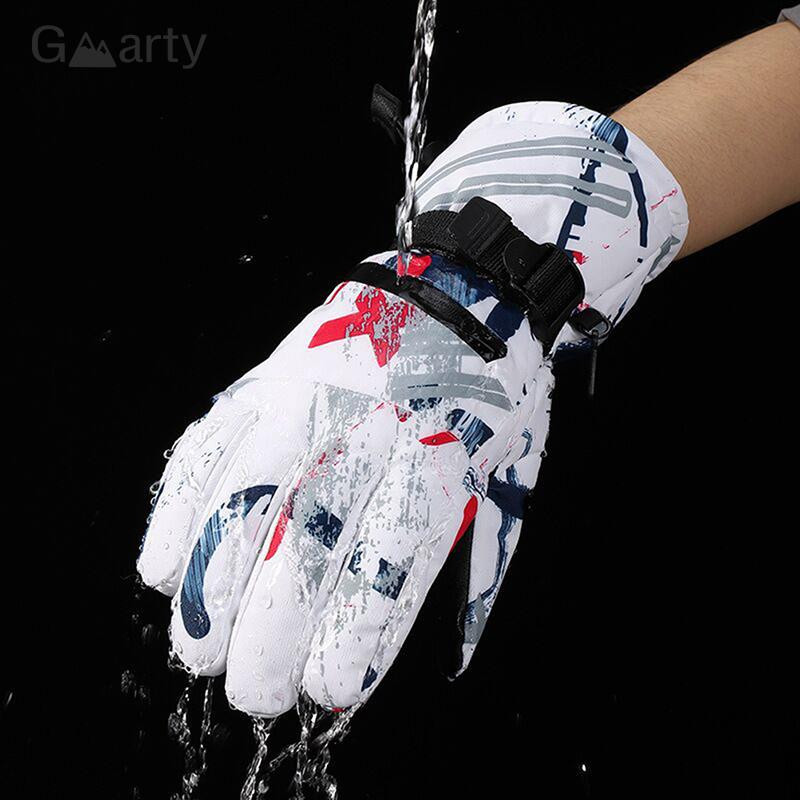 Īpaši vieglie ūdensnecaurlaidīgi slēpošanas cimdi Ziemas siltie cimdi Snovborda cimdi Vīrieši Sieviešu Motobraukšana Sniega Slēpošanas Cimdi