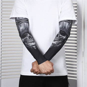 Ръкави за татуировки Мъжки предпазители за ръце Велосипедисти на открито Ръкавици за шофиране Слънцезащитен крем Риболов С дълъг ръкав Ледена коприна Летни дамски ръкави
