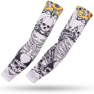 Tatuiruotės Rankovės Vyriški Apsauga Lauko Dviratininko Pirštinės Vairavimas Apsauginis kremas Žvejyba Ilgomis rankovėmis Ledinis Šilkas Vasara Moterims Rankovės Rankovės