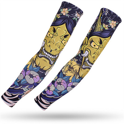 Tatuiruotės Rankovės Vyriški Apsauga Lauko Dviratininko Pirštinės Vairavimas Apsauginis kremas Žvejyba Ilgomis rankovėmis Ledinis Šilkas Vasara Moterims Rankovės Rankovės