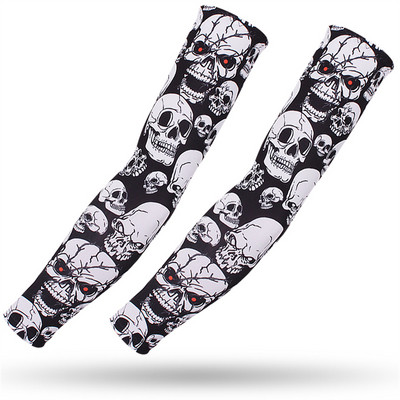 Tatuiruotės Rankovės Vyriški Apsauga Lauko Dviratininko Pirštinės Vairavimas Apsauginis kremas Žvejyba Ilgomis rankovėmis Ledinis Šilkas Vasara Moterims Rankovės Rankovės