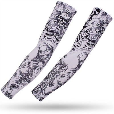 Tatuiruotės Rankovės Vyriški Apsauga Lauko Dviratininko Pirštinės Vairavimas Apsauginis kremas Žvejyba Ilgomis rankovėmis Ledinis Šilkas Vasara Moterims Rankovės Rankovės