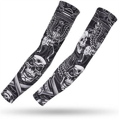 Tatuiruotės Rankovės Vyriški Apsauga Lauko Dviratininko Pirštinės Vairavimas Apsauginis kremas Žvejyba Ilgomis rankovėmis Ledinis Šilkas Vasara Moterims Rankovės Rankovės