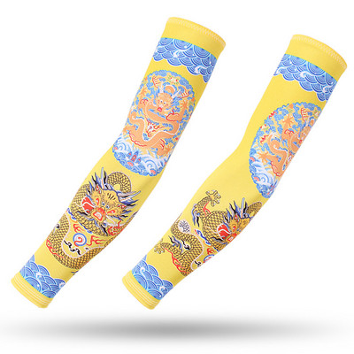 Tatuiruotės Rankovės Vyriški Apsauga Lauko Dviratininko Pirštinės Vairavimas Apsauginis kremas Žvejyba Ilgomis rankovėmis Ledinis Šilkas Vasara Moterims Rankovės Rankovės