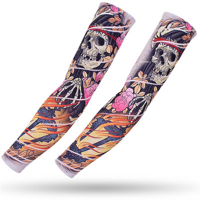 Tatuiruotės Rankovės Vyriški Apsauga Lauko Dviratininko Pirštinės Vairavimas Apsauginis kremas Žvejyba Ilgomis rankovėmis Ledinis Šilkas Vasara Moterims Rankovės Rankovės