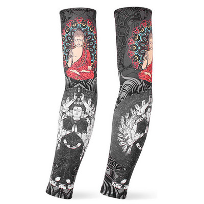 Tatuiruotės Rankovės Vyriški Apsauga Lauko Dviratininko Pirštinės Vairavimas Apsauginis kremas Žvejyba Ilgomis rankovėmis Ledinis Šilkas Vasara Moterims Rankovės Rankovės