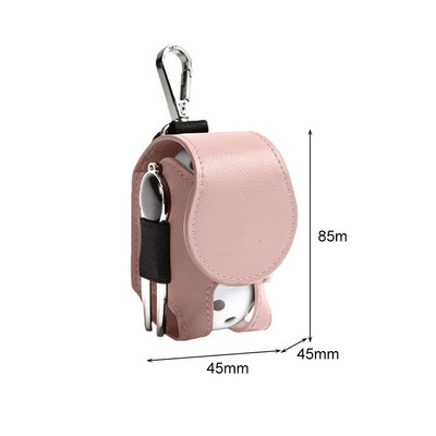 Φορητή θήκη αποθήκευσης μπάλα του γκολφ Γκολφ τσάντα θήκης μέσης γκολφ Μίνι δοχείο τσέπης με μεταλλική πόρπη Δερμάτινη θήκη γκολφ μέσης