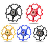 MTB 9T 11T 13T 15T velosipēda aizmugurējā pārslēdzēja riteņa keramikas gultņa skriemelis CNC šosejas velosipēda vadotnes veltņa tukšgaitas daļas riteņbraukšanas piederums