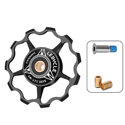 MTB 9T 11T 13T 15T velosipēda aizmugurējā pārslēdzēja riteņa keramikas gultņa skriemelis CNC šosejas velosipēda vadotnes veltņa tukšgaitas daļas riteņbraukšanas piederums