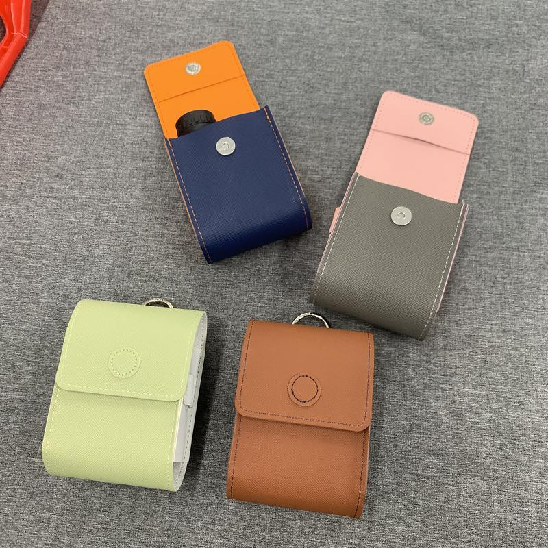 Golfi pallikoti kaugusmõõtja magnetümbris instrument Põrutuskindel veekindel diastimeetriga nahast ümbris Golf kaasaskantav vöökoht Ba