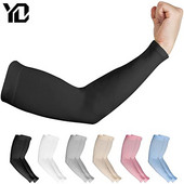 1 pereche de mâneci de braț unisex protecție solară UV răcire gheață mătase mâneci de braț acoperire ciclism în aer liber alergare pescuit protecție UV