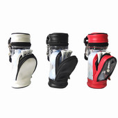 Kaasaskantav väikese golfipallikoti kandekott, 3 palli ja 3 tiiva kandekott treeningtreeningu tarvikute jaoks