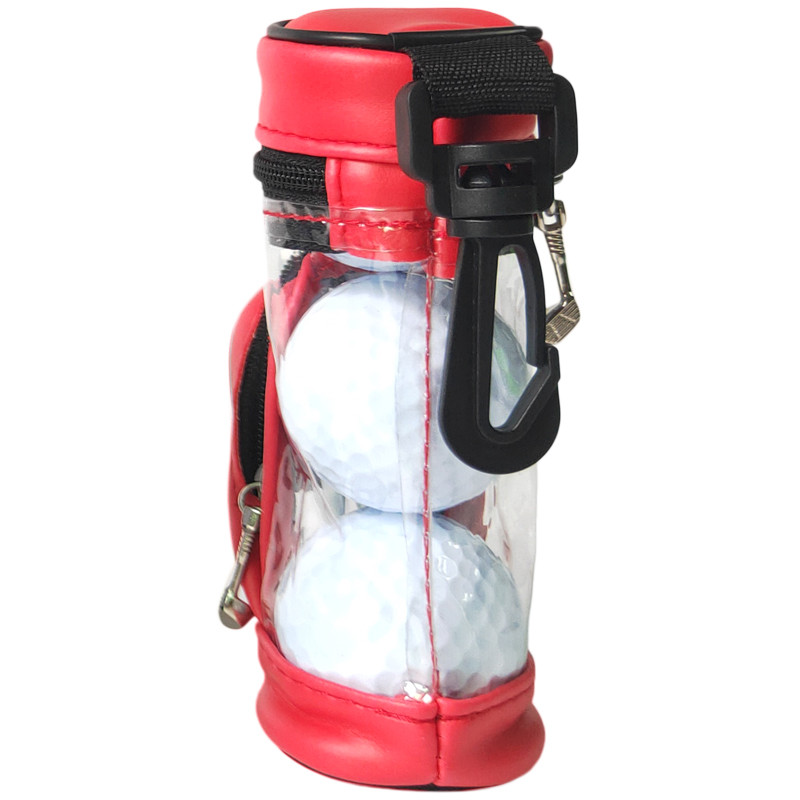 Kaasaskantav väikese golfipallikoti kandekott, 3 palli ja 3 tiiva kandekott treeningtreeningu tarvikute jaoks