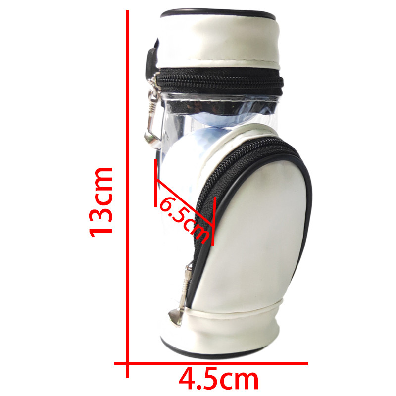 Kaasaskantav väikese golfipallikoti kandekott, 3 palli ja 3 tiiva kandekott treeningtreeningu tarvikute jaoks