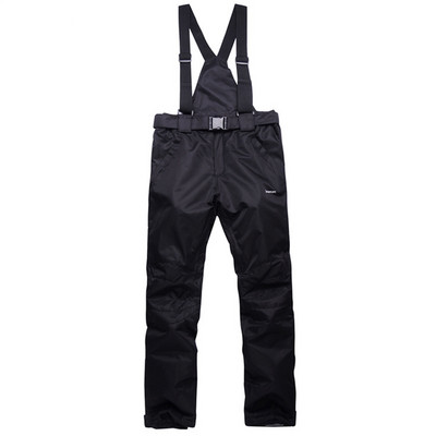 1 tk Suusapüksid Õues Mehed Naised Tuulekindlad Veekindlad Suspenderpüksid Lumelauapüksid Talvised Paksud Soojad Püksid