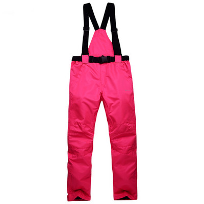 1 tk Suusapüksid Õues Mehed Naised Tuulekindlad Veekindlad Suspenderpüksid Lumelauapüksid Talvised Paksud Soojad Püksid