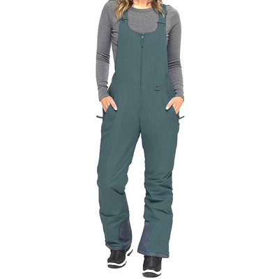 Ρούχα σκι για ενήλικες εξωτερικού χώρου για άνδρες Γυναικεία αδιάβροχη βαμβακερή γέμιση Ζεστή σαλιάρα πλάτης Παντελόνι για σκι Snowboarding