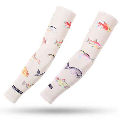 Tattoo rukavi za ruke Ledena svilena tkanina UV zaštita Rukavi za trčanje Fitnes Košarkaški lakat Sport Biciklizam Rukavi biciklistički rukavi