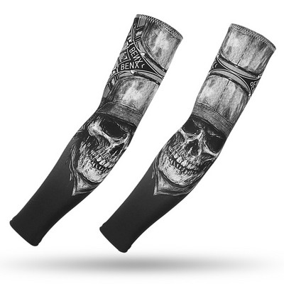 Tattoo rukavi za ruke Ledena svilena tkanina UV zaštita Rukavi za trčanje Fitnes Košarkaški lakat Sport Biciklizam Rukavi biciklistički rukavi