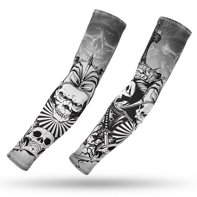 Tattoo rukavi za ruke Ledena svilena tkanina UV zaštita Rukavi za trčanje Fitnes Košarkaški lakat Sport Biciklizam Rukavi biciklistički rukavi