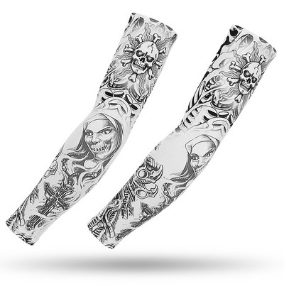 Tattoo rukavi za ruke Ledena svilena tkanina UV zaštita Rukavi za trčanje Fitnes Košarkaški lakat Sport Biciklizam Rukavi biciklistički rukavi