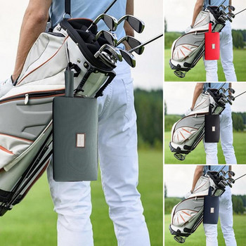 Многофункционална чанта за голф Водоустойчива чанта за ценности за голф Преносими тениски за голф/Кърпа/топка Голяма чанта за количка за голф с цип