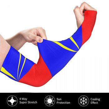 974 Флаг на остров Реюнион UV защита Охлаждащи ръкави за ръце Жени Мъже Reunionese Proud Sports Cycling Tattoo Cover Up