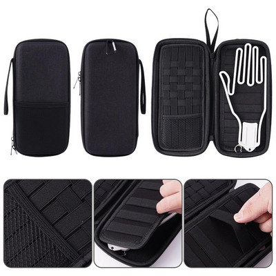 Golfa cimdu turētājs Vērtslietu maciņa futrālis ar āķi Golfa piederumu aizsargs Keep Glove Dry Glabāšanas kaste Dāvana vīriešiem Sievietēm Golfe X7P6