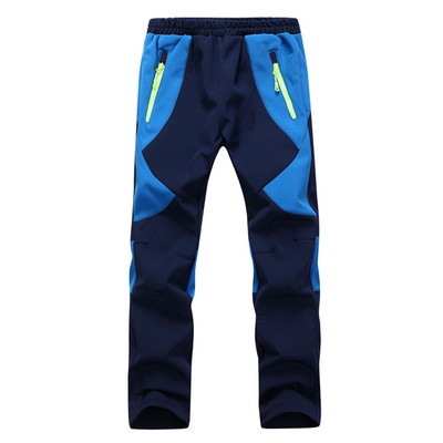 TRVLWEGO Παιδικό Παντελόνι Πεζοπορίας Παντελόνι Κάμπινγκ Φθινοπωρινό Χειμώνα Αδιάβροχο Αδιάβροχο Μαλακό Κέλυφος Ζεστά ρούχα για σκι εξωτερικού χώρου