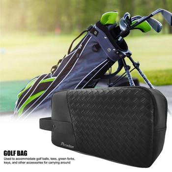 Чанта за органайзер Mini Pouch за голф Голф Тенис топки Поставка за носене Чанта за съхранение Жени Мъже Количка Поставка за пътуване Идея за подарък Джоб за голфър